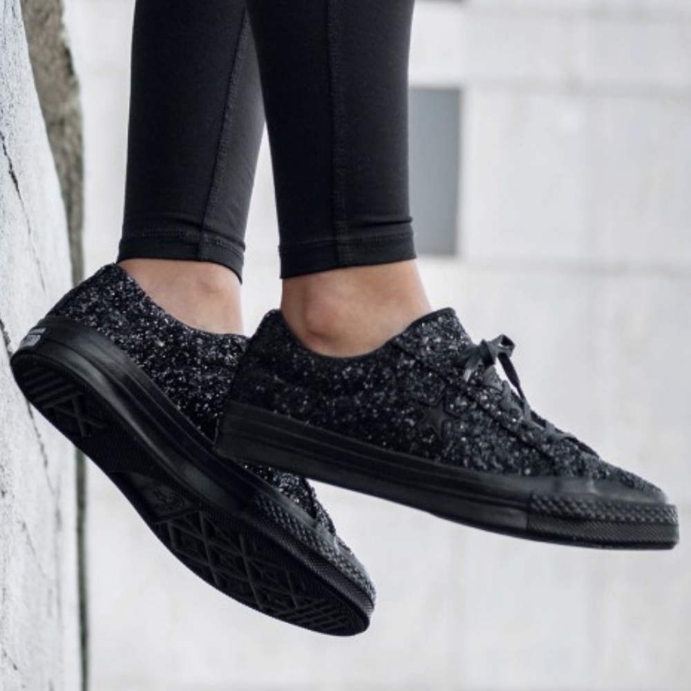 New Converse One Star OX After Party Bling Sneaker - Picture 2 of 8
